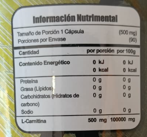 META CARNITINE 90CAPS