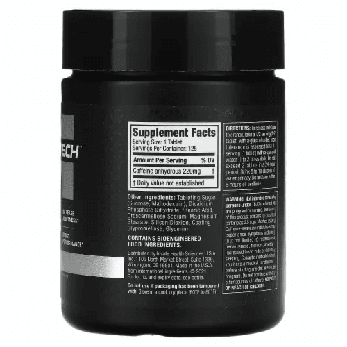 MuscleTech 100% Caffeine 125CT