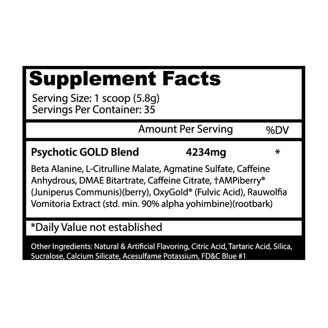 Insane Labz Psychotic Gold 35 SERV