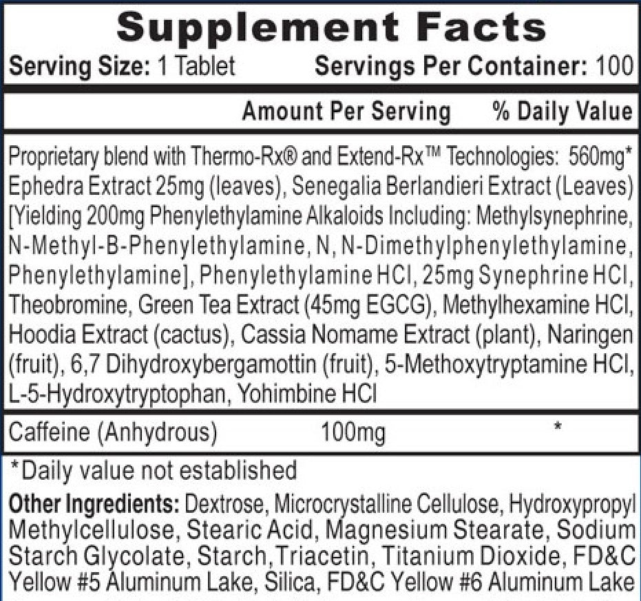 HTP Lipodrene 90CAPS